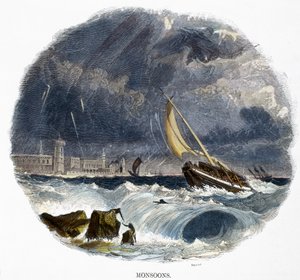 Moessons, uit Verschijnselen van de Natuur, 1849 door Josiah Wood Whymper