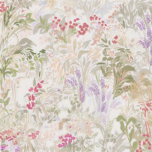 Pastelkleurige bloemen in de tuin door Josie George