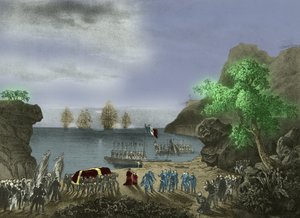 Napoleons kist verlaat Sint-Helena door Josse Photo