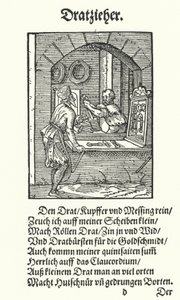 De draadtrekker (gravure)