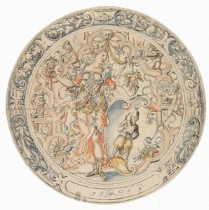Allegorie van de Mijnbouw, 1563 door Jost Amman