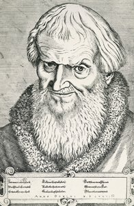 Portret van Hans Sachs door Jost Amman
