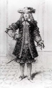 Molière (1622-73) door Jouaust Jouaust