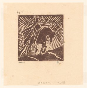 Ridder te paard door Joub Wiertz (signed by artist)