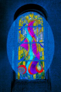 Blue Swirls, uit de serie Eglise St Pierre d