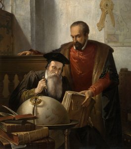 Mercator en Ortelius door Jozef (1816 88) Bellemans