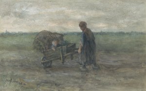 Terugkeer van de velden door Jozef (1824 1911) Israels