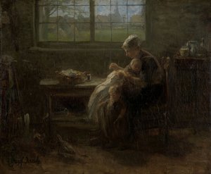  door Jozef (1824-1911) Israels