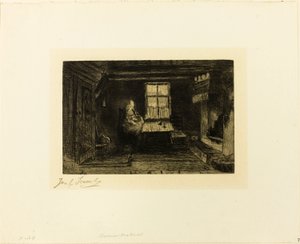 De moeder door Jozef Israëls