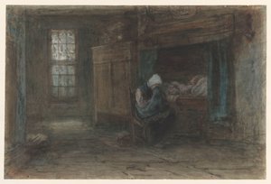 Alleen op de wereld door Jozef Israëls