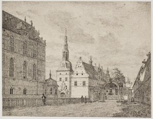 De carrouselplaats bij Frederiksborg
