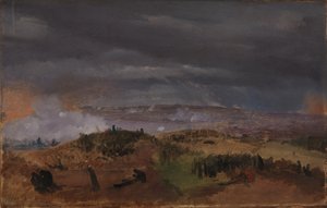 De Slag bij Isted 25 juli 1850. Studie door Jørgen V. Sonne