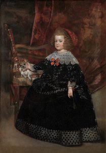 Maria Teresa, Infanta van Spanje, ca.1645 door Juan Bautista Martinez Del Mazo