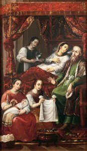 Geboorte van Maria, door Juan Correa