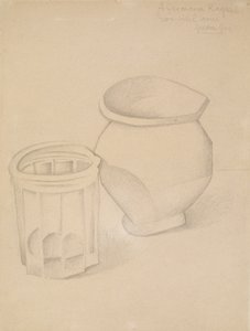 Glas en vaas door Juan Gris