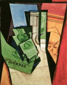 J.Gris, Het ontbijt, 1915 door Juan Gris