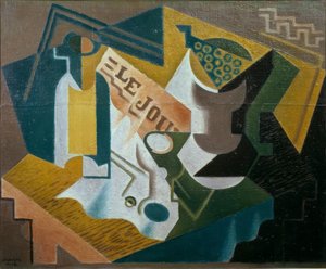 De krant door Juan Gris