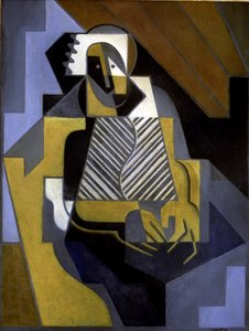 Zittende Vrouw, ca. 1915-20 door Juan Gris