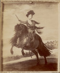 Velazquez. Prins Balthazar Charles te paard (in het Prado Museum)