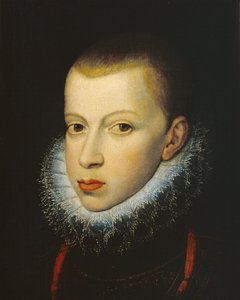 Portret van Filips III 1578-1621, koning van Spanje en Portugal