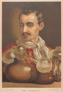 Portret van Johan Baptista van Helmont door Juan Planella y Rodríguez