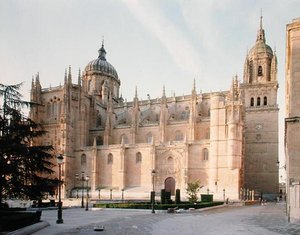 Uitzicht op de Catedral Nueva vanuit het noorden