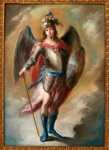 De Aartsengel Sint Michaël - Schilderij door Juan de Espinal (1714-1783), ca. 1780 - Museum voor Schone Kunsten van Sevilla, Spanje