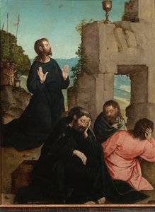 Agonie in de tuin van de olijven door Juan de Flandes