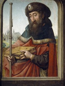Jacobus de Meerdere als pelgrim door Juan de Flandes