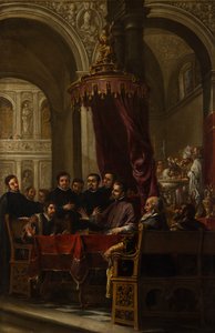 De Bekering en Doop van St. Augustinus door St. Ambrosius