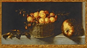 Stilleven met vruchten ... (schilderij op doek)
