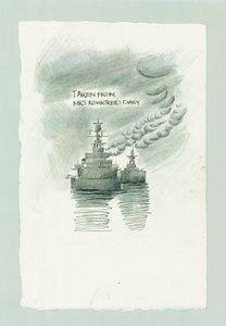 Duitse marinebombardement van Scarborough, North Yorkshire, 1914 2014 door Judith Dobie