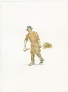 Saksische boer, ca. 1066 2015 door Judith Dobie