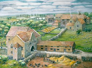 Thornholme Priory, Humberside door Judith Dobie
