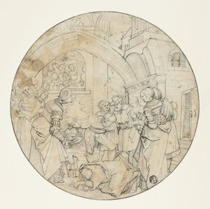 Onthoofding van Johannes de Doper door Jörg Breu the Elder