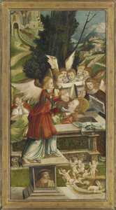 De Graflegging. Vleugel van het Sint-Agatha Altaar, 1523 door Jörg Greimold