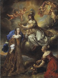 Allegorie van Koningin Hedvig Eleonora als Minerva, 1654