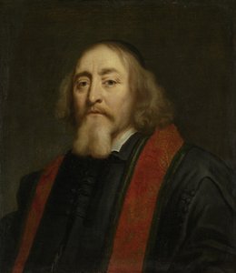 Portret van Jan Amos Comenius 1592-1670, tussen 1650 en 1670