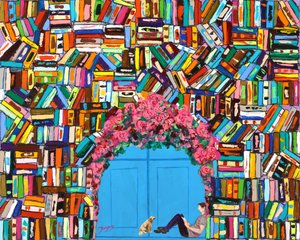 Boeken en bloemen: een uitje