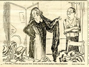 Candide, Satirisch in N & B door Jules Abel Faivre