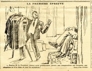 Candide, Satirisch in Z/W door Jules Abel Faivre