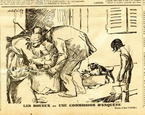 Candide, Satirisch in Z/W door Jules Abel Faivre