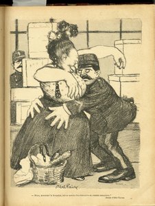 Illustratie van Abel Faivre in Le Rire door Jules Abel Faivre