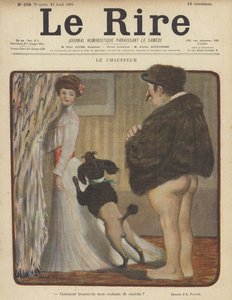 Illustratie voor Le Rire door Jules Abel Faivre