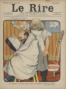 Illustratie voor Le Rire door Jules Abel Faivre