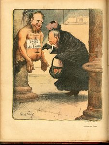 Le Rire, nummer 276, Satirisch in kleuren door Jules Abel Faivre