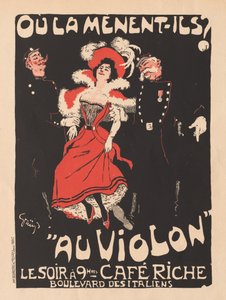 Les Maitres de LAffiche: Pl. 103 Café Reche, 1897 door Jules Alexandre Grün