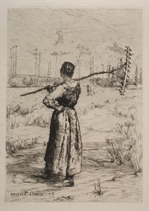 Retour des champs, 19e eeuw door Jules Bastien Lepage
