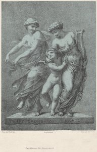 Apollo en de Muzen door Jules Boilly after Pierre Paul Prud