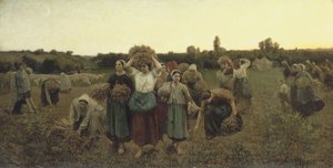 De herinnering aan de sprokkelaars door Jules Breton